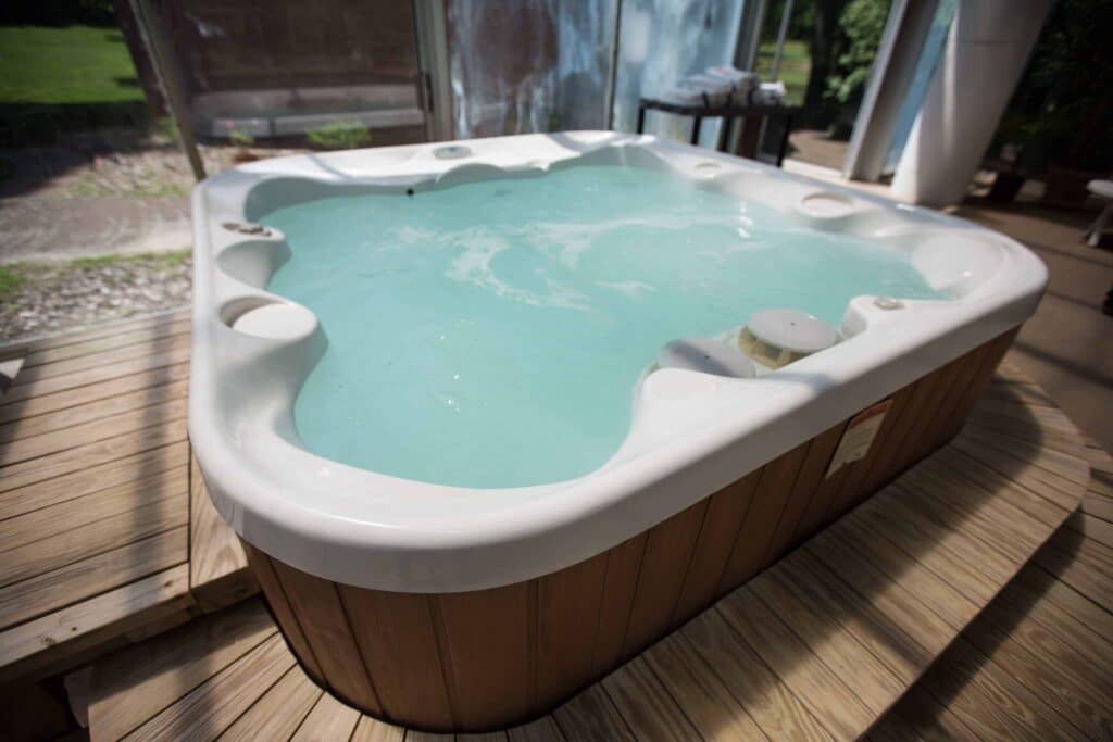 Hot Tub in Pool Area